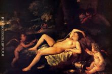 Sleeping Venus and Cupid