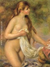 Bather with Long Hair