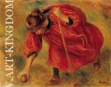 Girl Playing Croquet