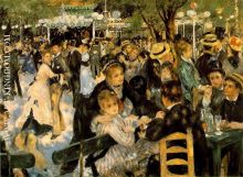 Bal du moulin de la Galette (Dance at Le Moulin de la Galette, Montmartre