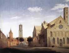 St Marys Square And St Marys Church At Utrecht