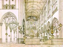 Interior Of The Church In Alkmaar