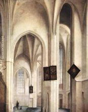 Interior Of The St Jacob Church In Utrecht