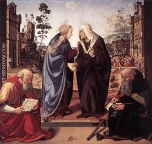 The Visitation with Sts Nicholas and Anthony