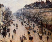 Boulevard Montmartre  Winter Morning