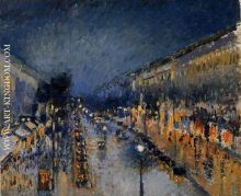 Boulevard Montmartre  Night Effect