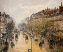 Boulevard Montmartre  Spring Rain