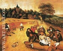 Pieter-Brueghel-The-Younger-Harvesters--Meal-25101
