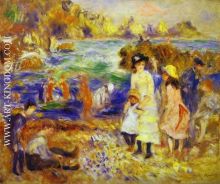 Children on the Beach of Guernesey