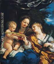 The Madonna and Child with Saint Martina