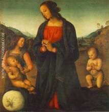 Madonna an Angel and Little St John Adoring the Child