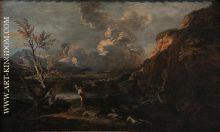 Landscape with Tobit and the angel