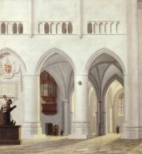 Interior of the Church of St Bavo at Haarlem 1