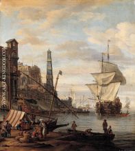 17048-mediterranean-harbour-scene-abraham-storck