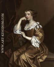 Elizabeth Wriothesley Countess of Northumberland Studio of Sir Peter Lely