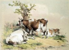 Painting of cattle