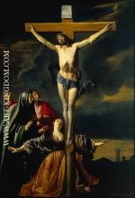 Mathieu-Le-Nain-xx-The-Crucifixion-with-the-Virgin-Saints-John-and-Mary-Magdalen