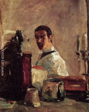 Self Portrait in front of a Mirror