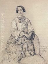 Portrait of Comtesse du Magnoncourt, nÃ©e Mary de Tracy