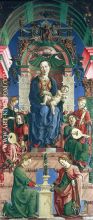 Lippi Filippino The virgin and child enthroned