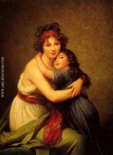 Madame Vigee Le Brun and her daughter
