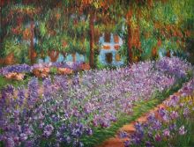 Irises In Monets Garden
